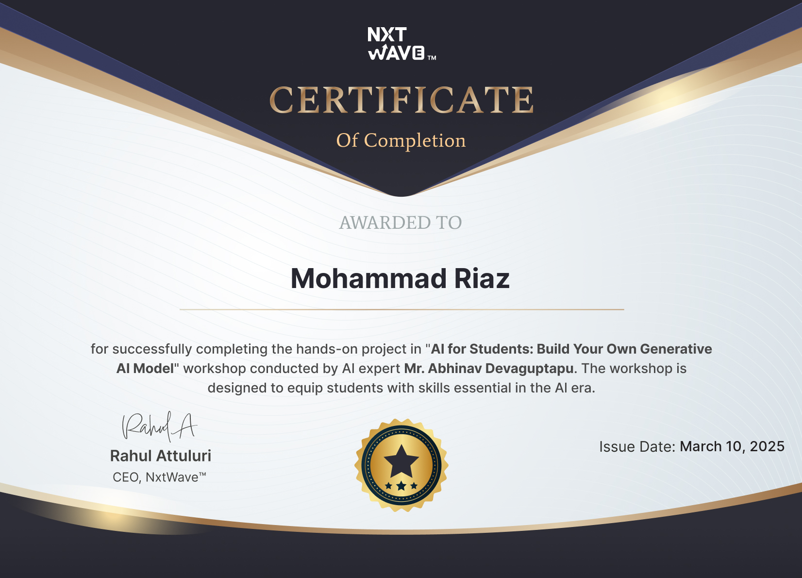 Certificate 6